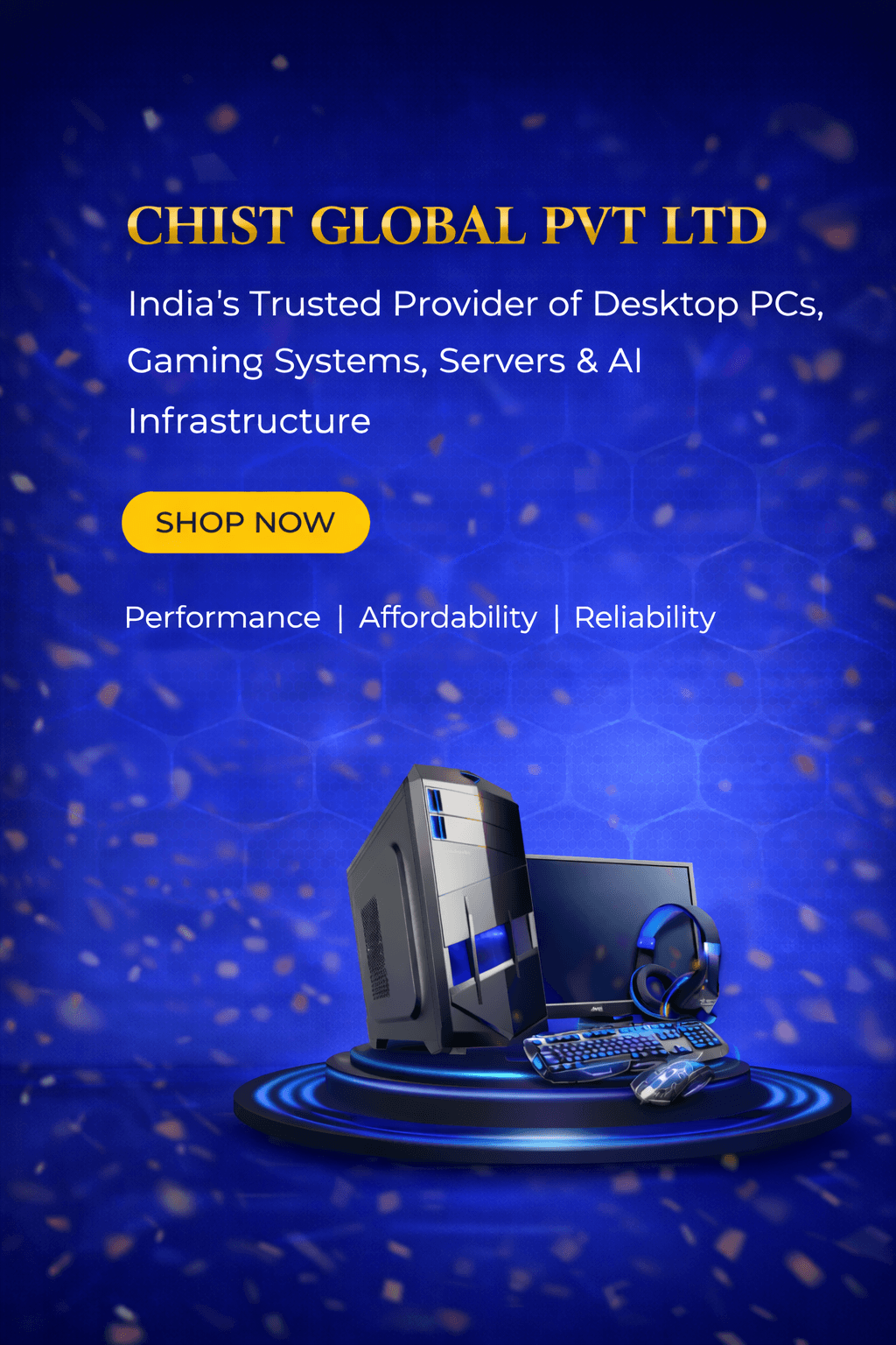 CHIST Global - Desktop PCs, Gaming Systems, Servers & AI Infrastructure